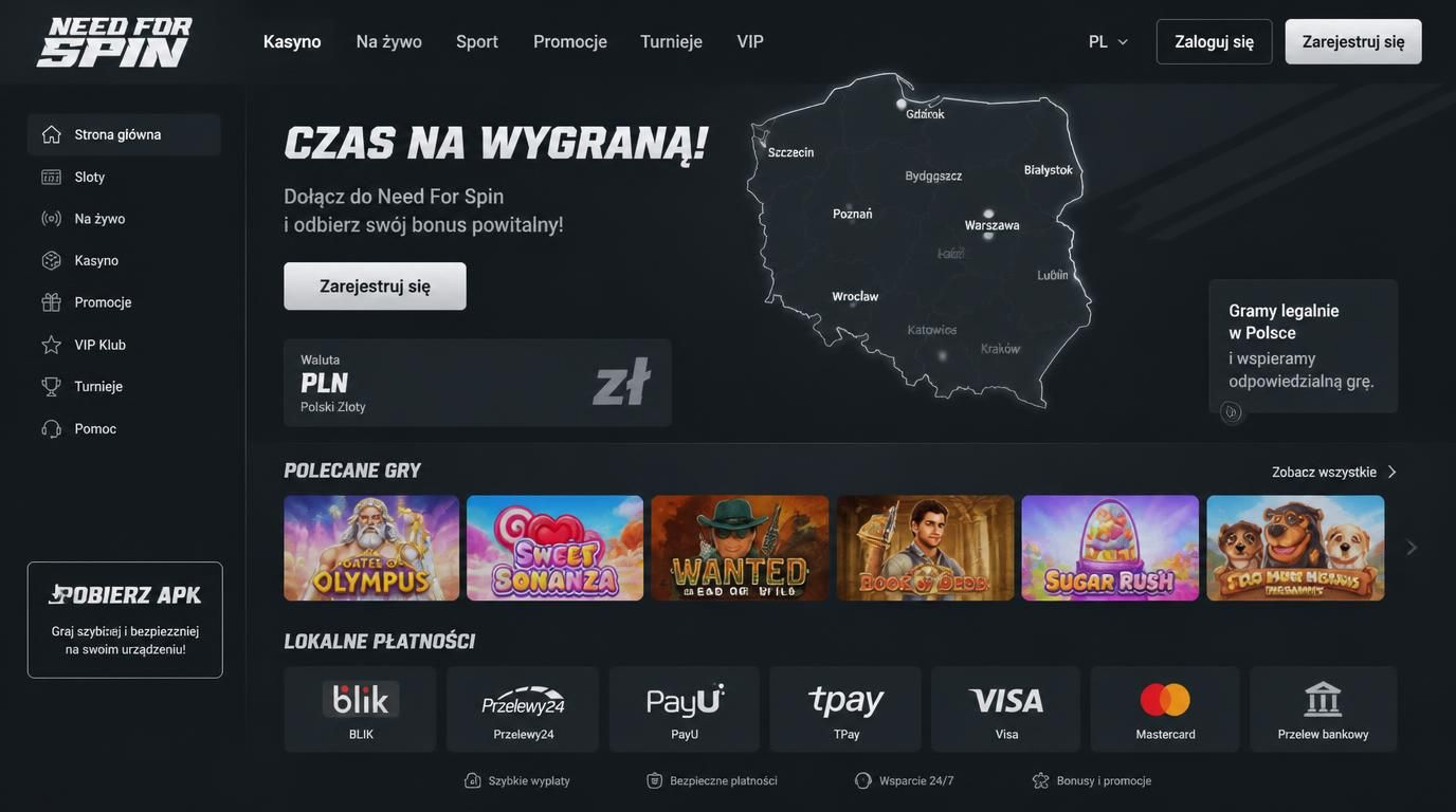Kasyno w telefonie z polskim interfejsem i płatnościami w PLN